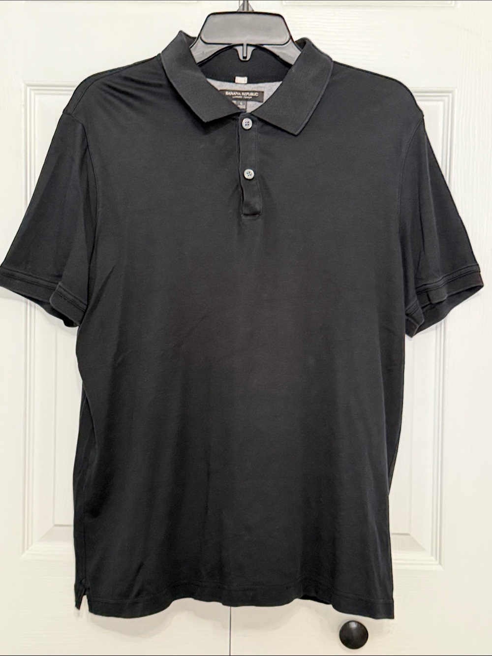 Banana Republic Men's Black Polo Shirt